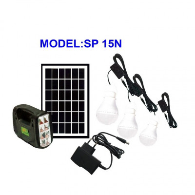 SOLAR LED HOME LIGHTING SYSTEM WITH TORCH